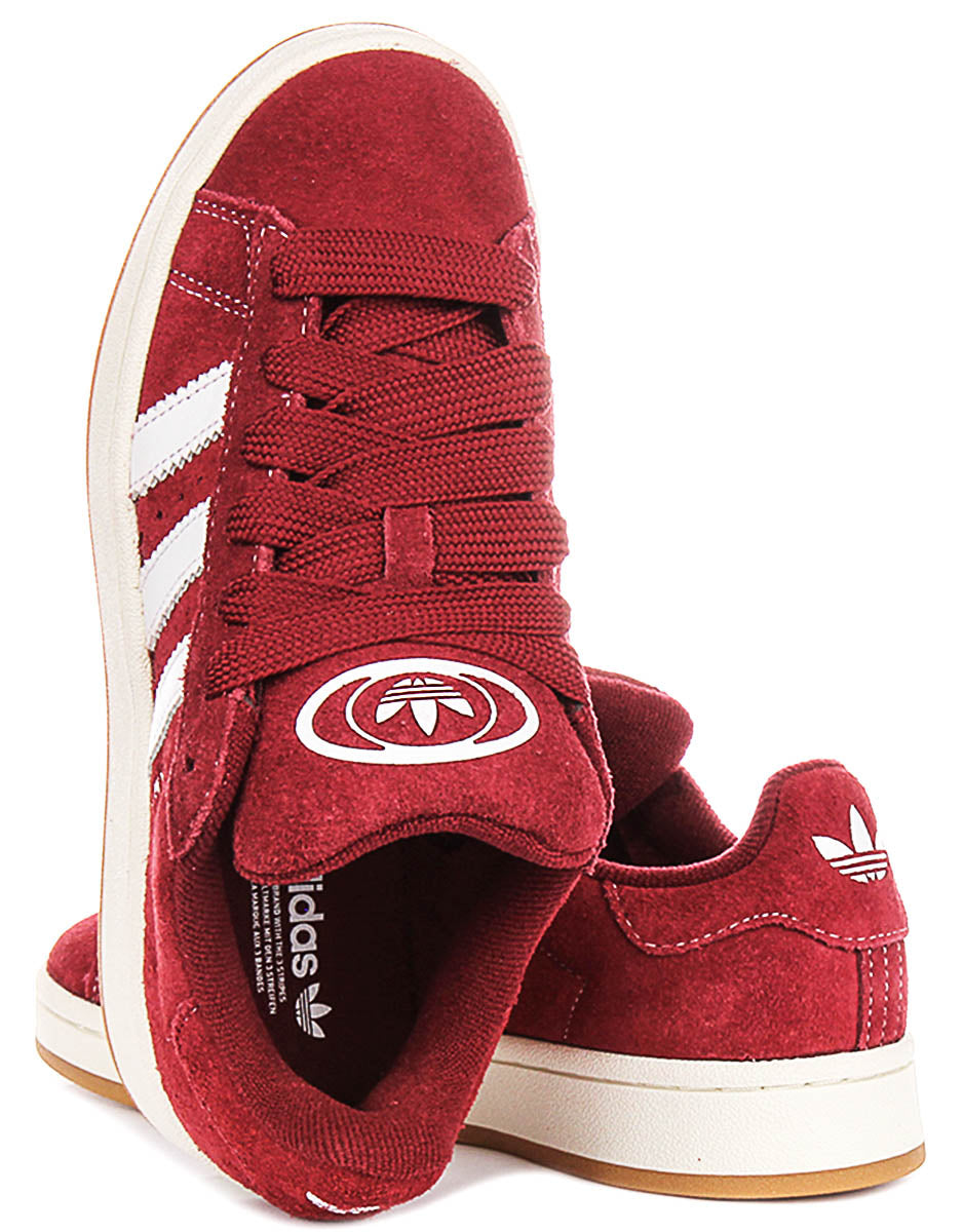 Adidas Campus 00S In Maroon White