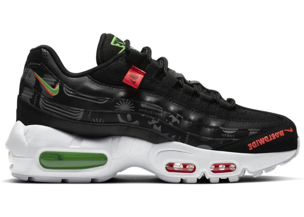 Nike Air Max 95 Recraft SE Worldwide Pack Black (GS)