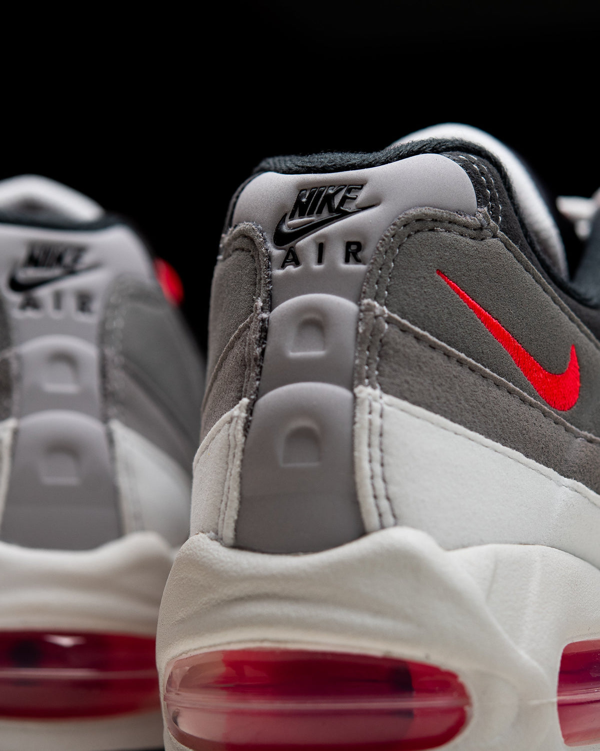 Nike Air Max 95 OG Premium 'Infrared' - Anthracite/Solar Red