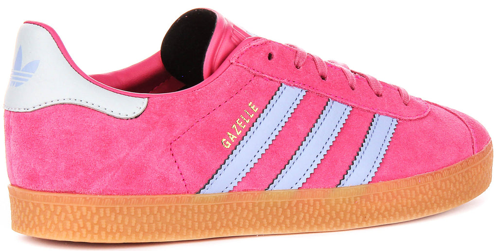 Adidas Gazelle J In Pink For Youth
