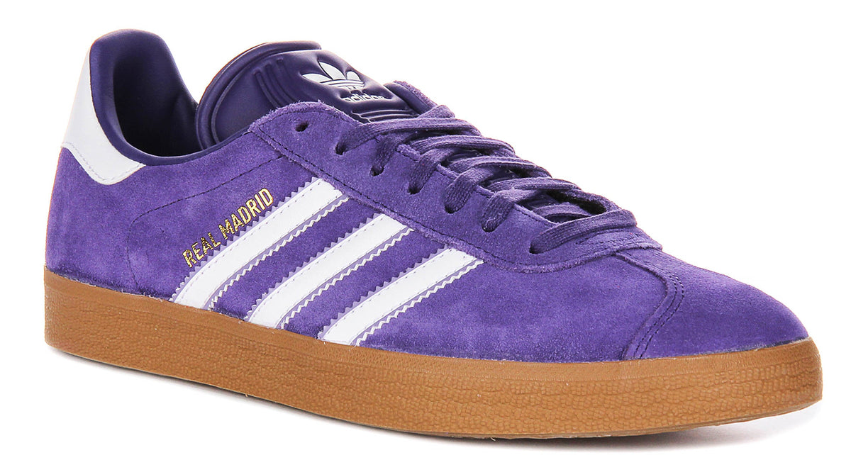 Adidas Gazelle X Real Madrid in Purple