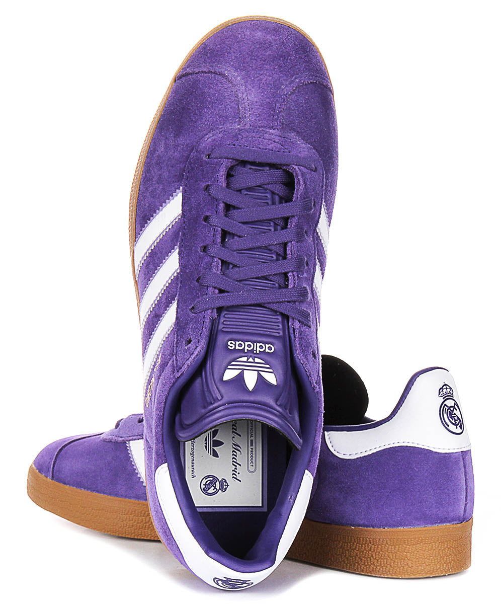 Adidas Gazelle X Real Madrid in Purple