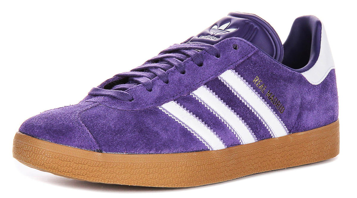 Adidas Gazelle X Real Madrid in Purple