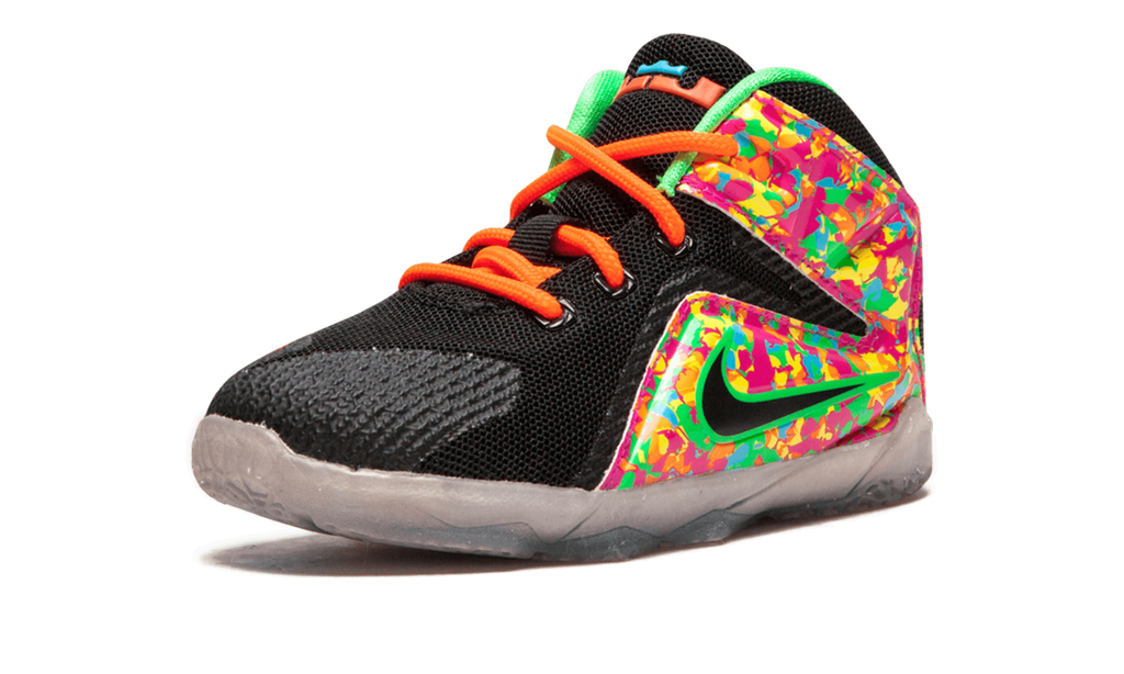 Lebron 12 (TD) "BLACK/BLACK-MULTI-COLOR" 685185 008