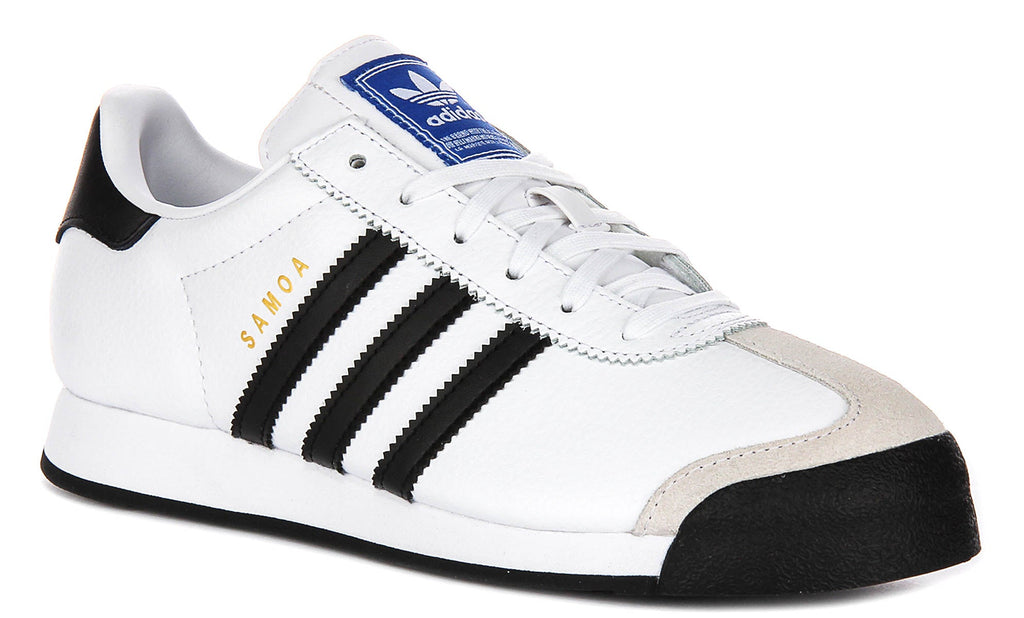 Adidas Samoa In White Black For Youth