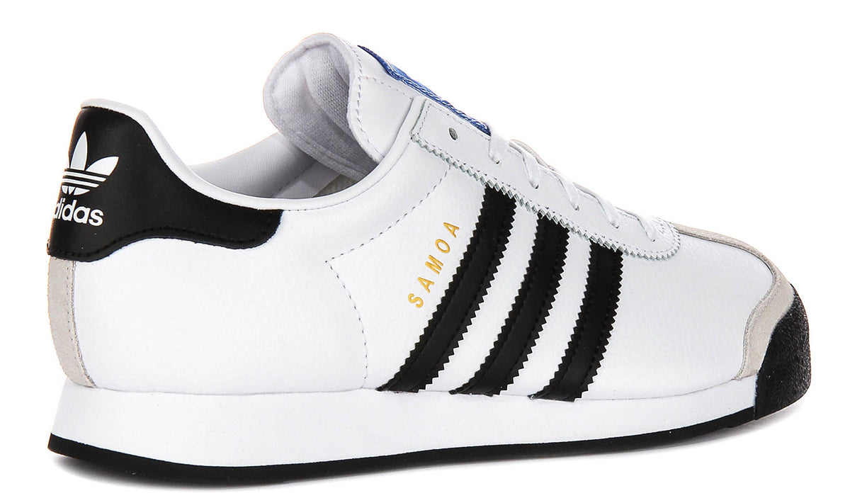Adidas Samoa In White Black For Youth