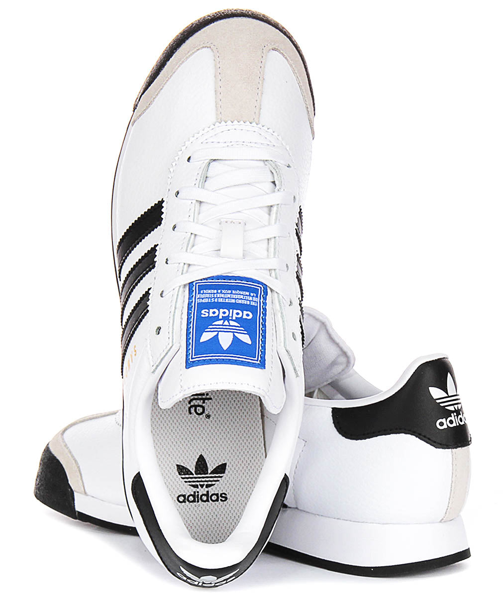 Adidas Samoa In White Black For Youth