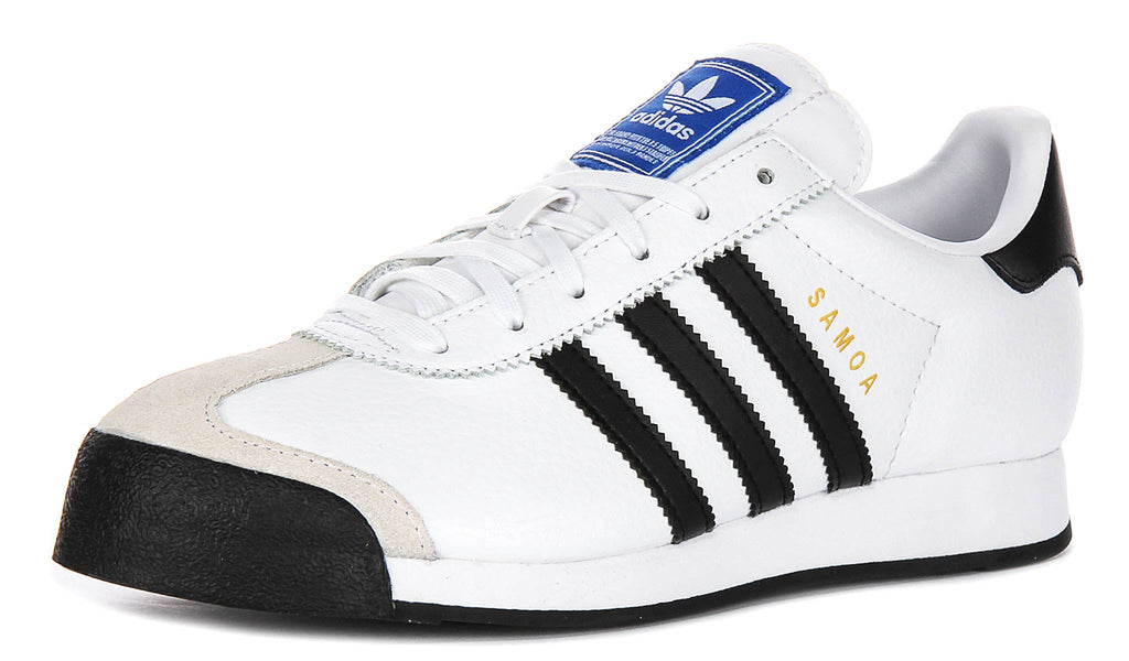 Adidas Samoa In White Black For Youth