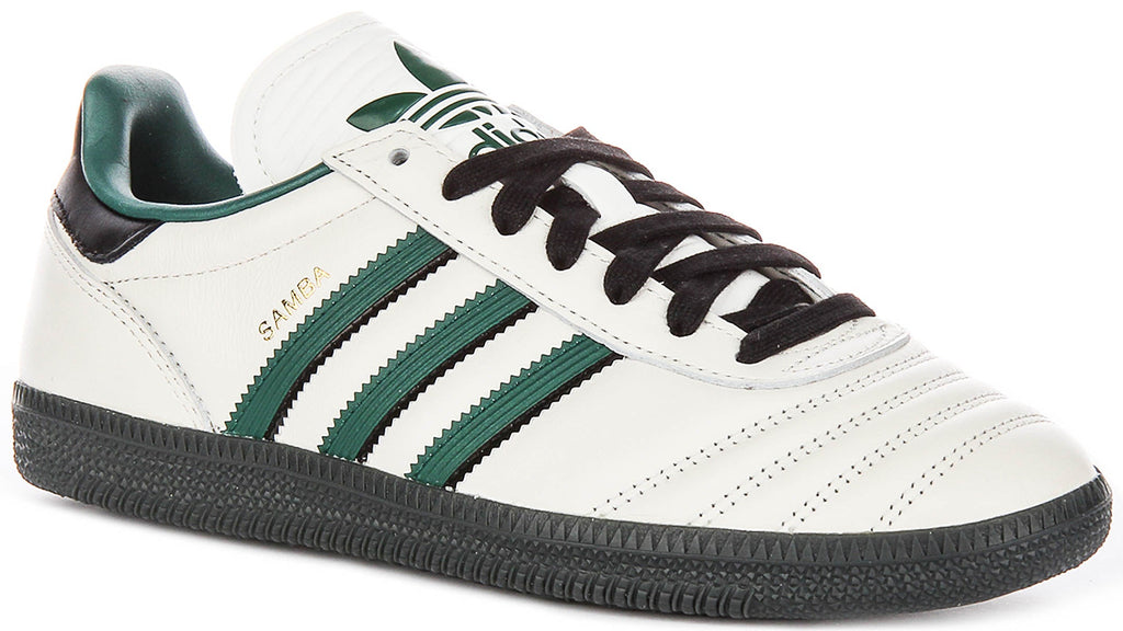 Adidas Samba Jp In White Green For Youth