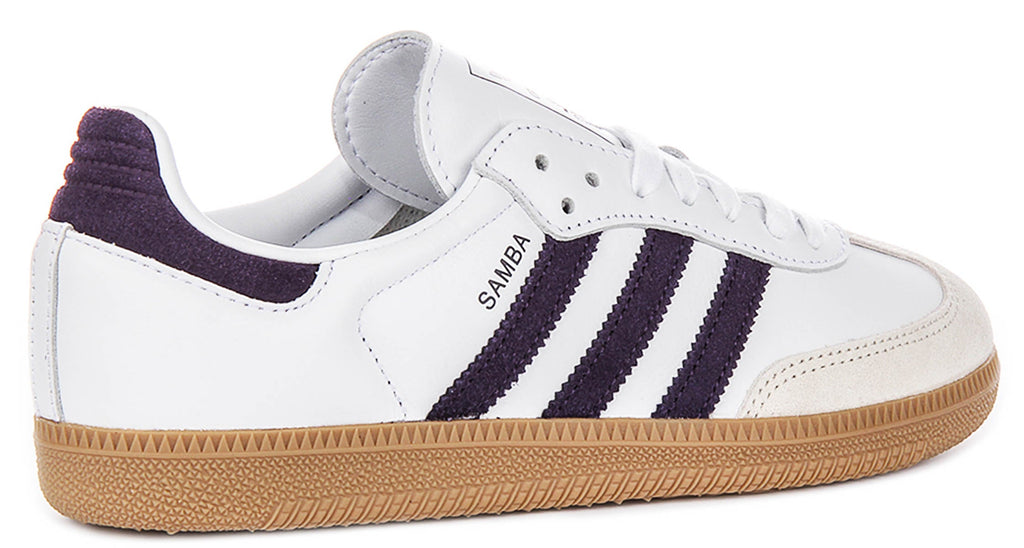 Adidas Samba OG W In White Purple