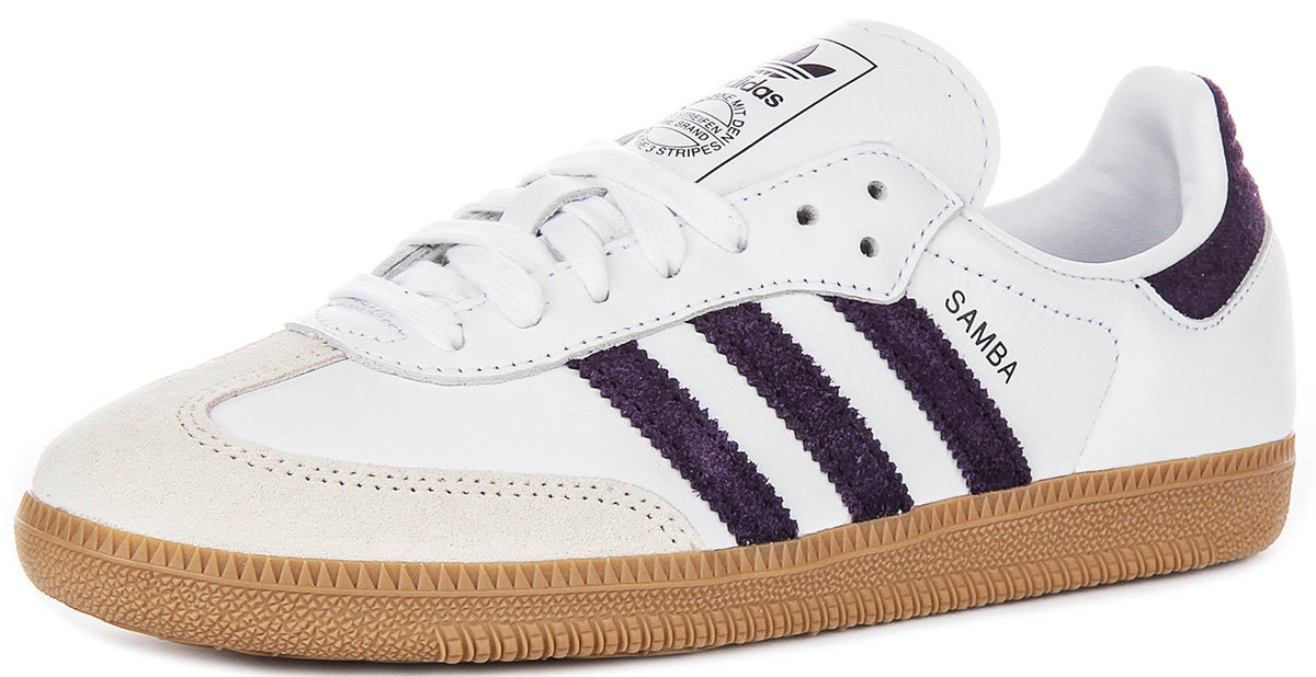 Adidas Samba OG W In White Purple