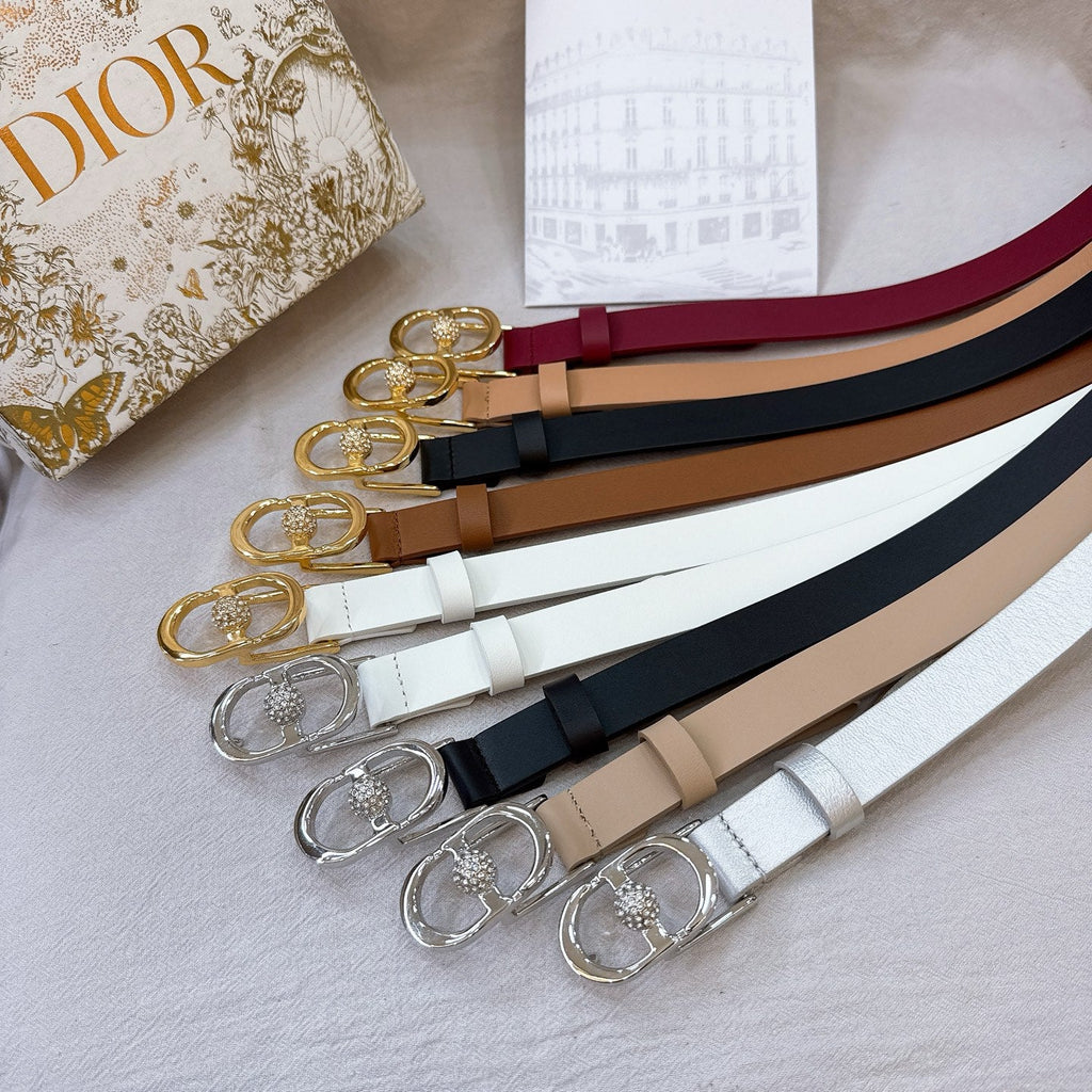 CD Montaigne Belt 20mm Grained Calfskin 195304