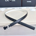 CC Crystal Buckle Reversible Belt Cowhide SHW 210435