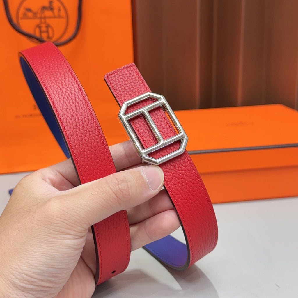 HM Reversible 2.5cm Belt Leather 212400