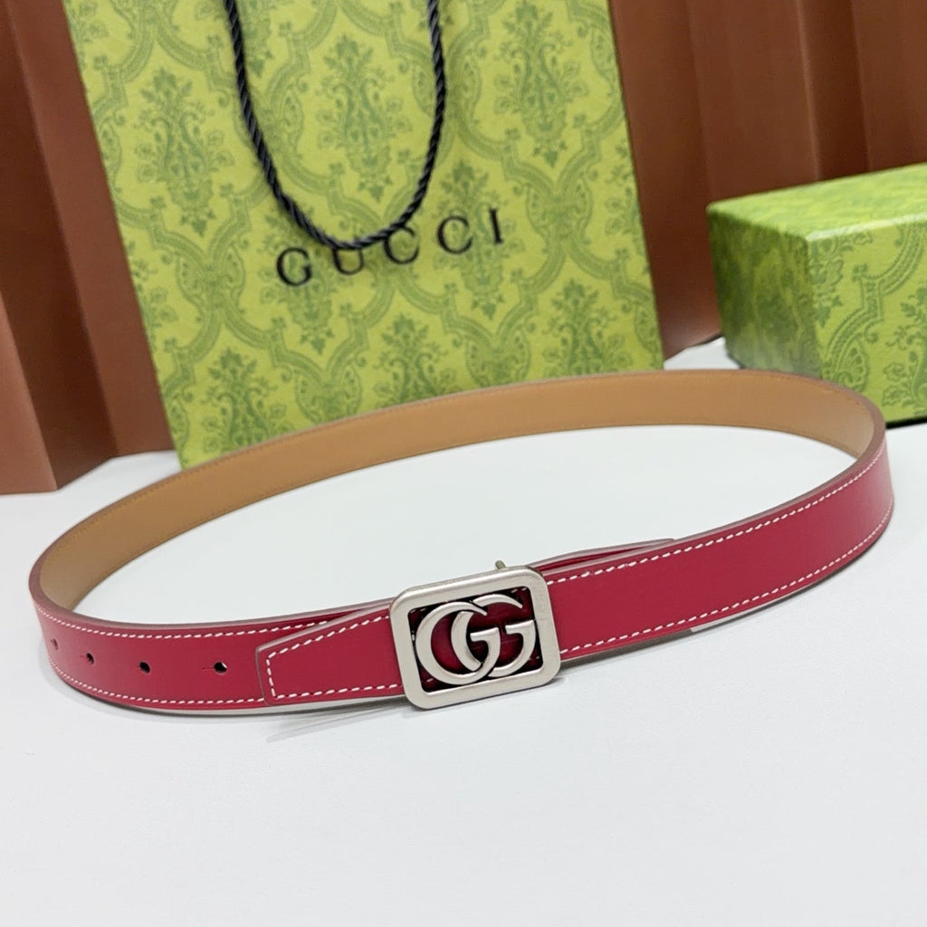 GG Marmont Reversible 2.5cm Belt Leather 213010