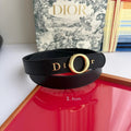 CD 2026 My Dior Belt 3.0cm Smooth Calfskin 116705