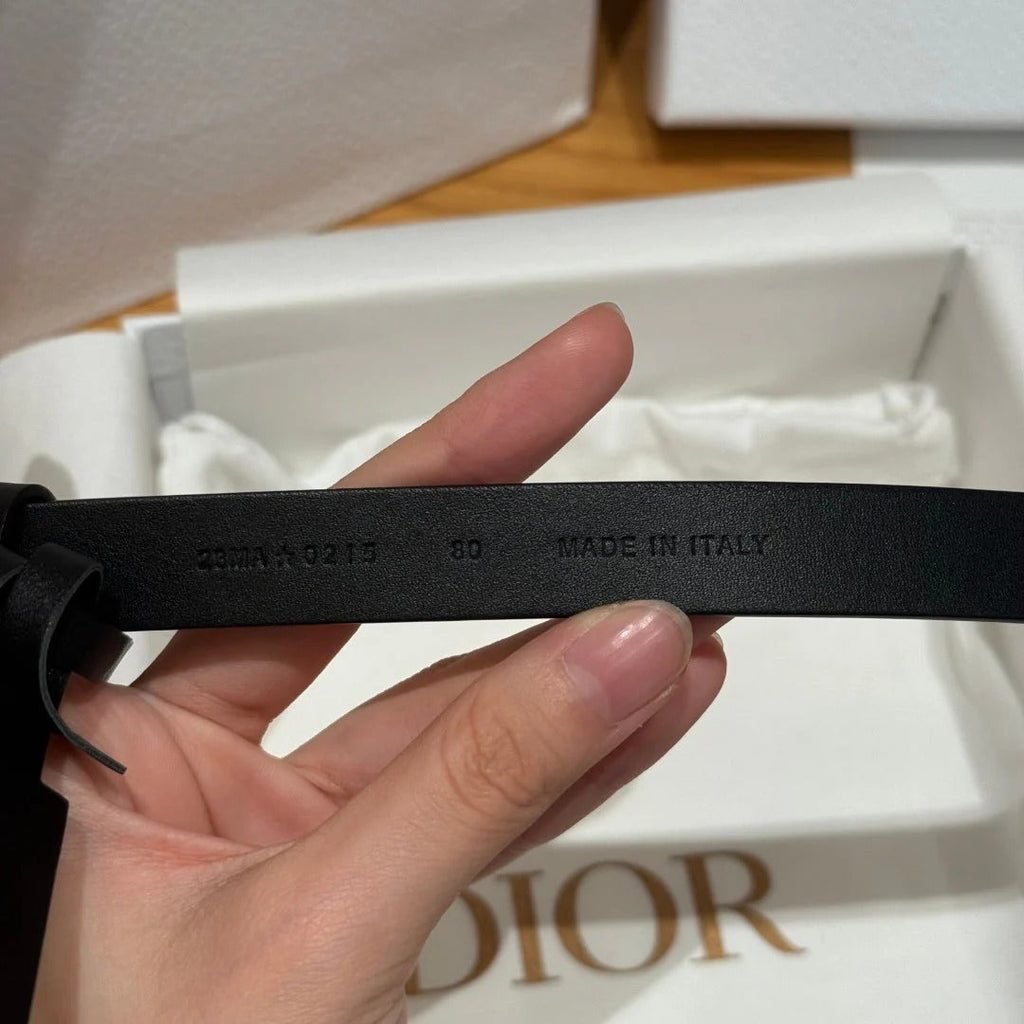 CD 2026 Montaigne Treasure Belt 20mm Smooth Calfskin