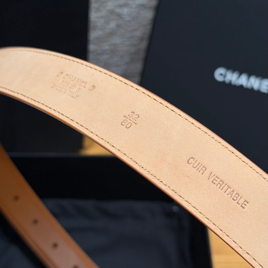 CC 3.0cm 2026 Métiers d'art Tan Calfskin 209284