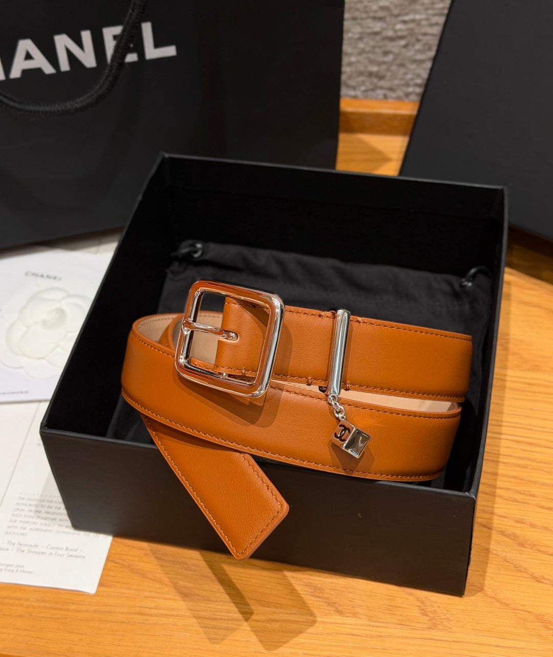 CC 3.0cm 2026 Métiers d'art Tan Calfskin 209284