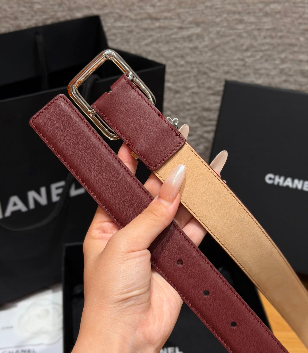 CC 3.0cm 2026 Métiers d'art Burgundy Calfskin 209282