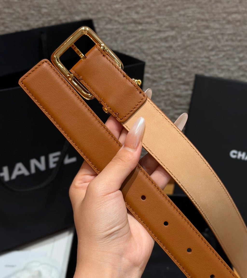 CC 3.0cm 2026 Métiers d'art Tan Gold Calfskin 209279