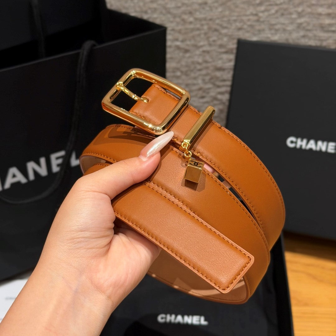 CC 3.0cm 2026 Métiers d'art Tan Gold Calfskin 209279