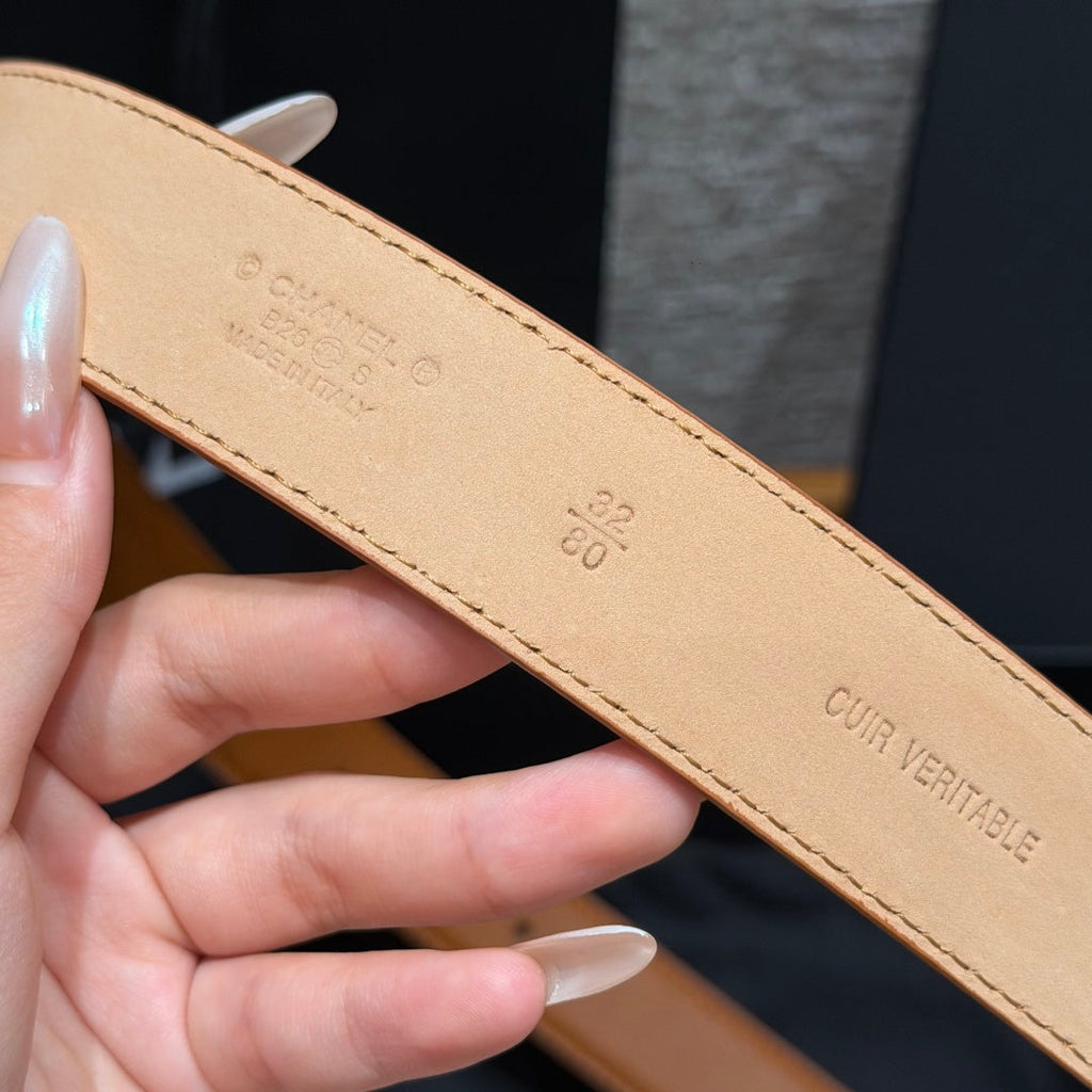 CC 3.0cm 2026 Métiers d'art Tan Gold Calfskin 209279