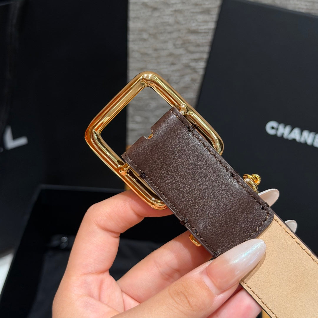 CC 3.0cm 2026 Métiers d'art Coffee Gold Calfskin 209278