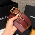 CC 3.0cm 2026 Métiers d'art Burgundy Gold Calfskin 209277