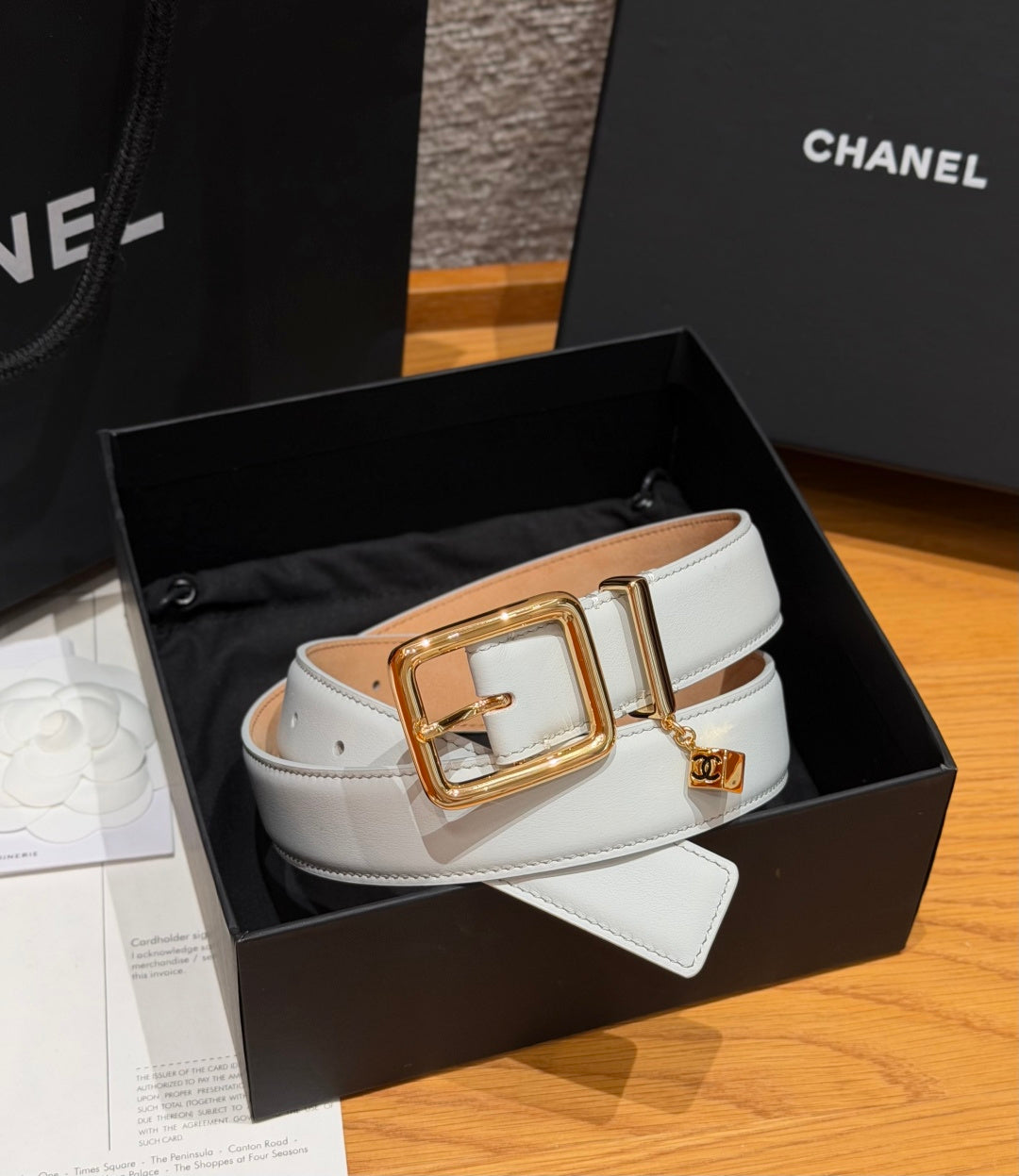 CC 3.0cm 2026 Métiers d'art White Gold Calfskin 209276