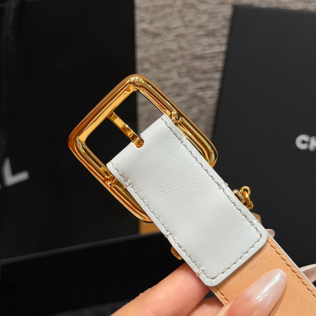 CC 3.0cm 2026 Métiers d'art White Gold Calfskin 209276