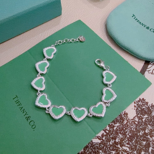 18K Return to Tiffany Pink Heart Tag Bracelet