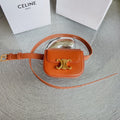 tan calfskin belt bag