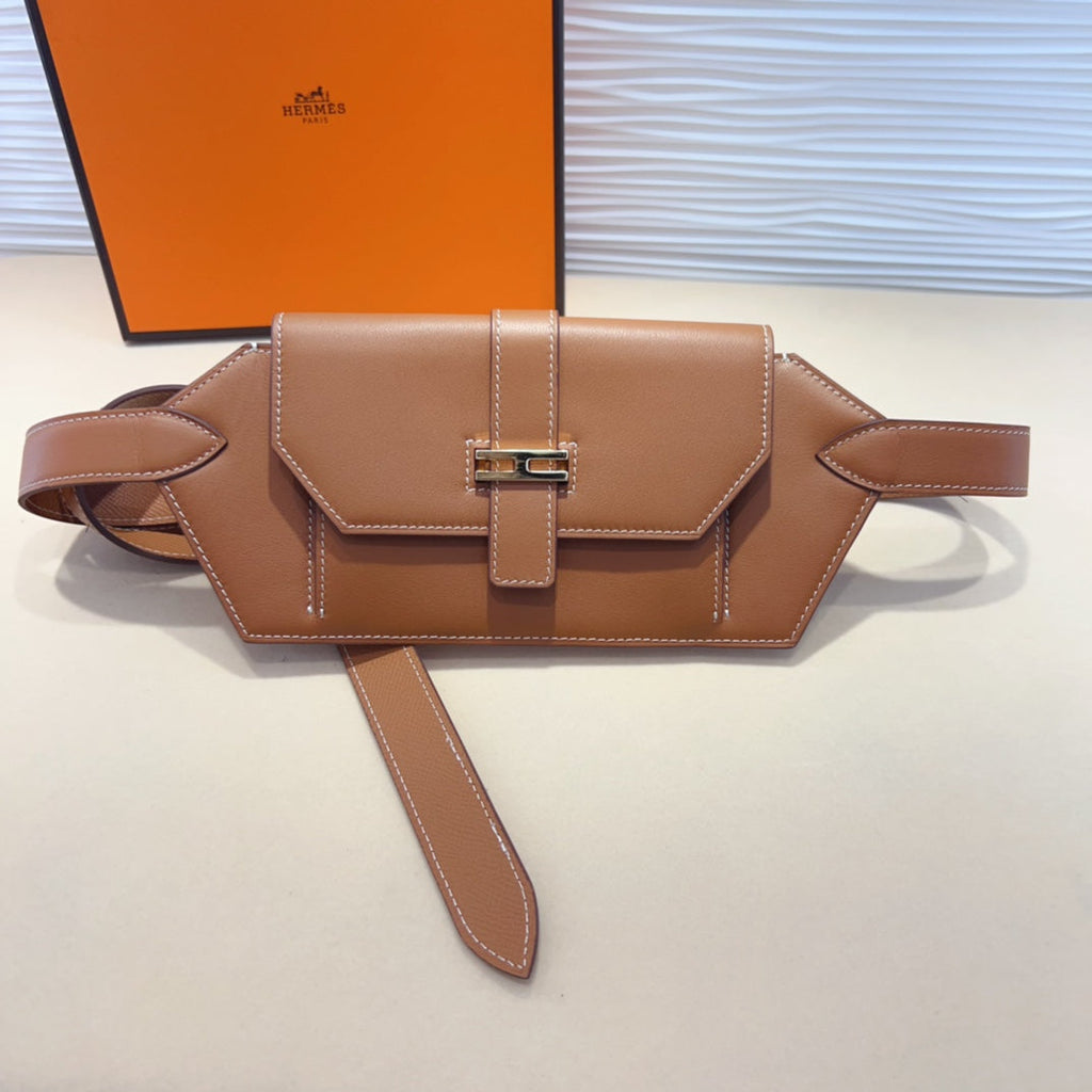 elan pocket 30 belt brown bag