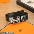 HM Constance Belt 38mm Black Togo Leather 619662