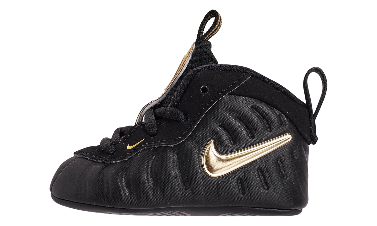 Air Foamposite Pro Crib "Black Metallic Gold" 643145 010