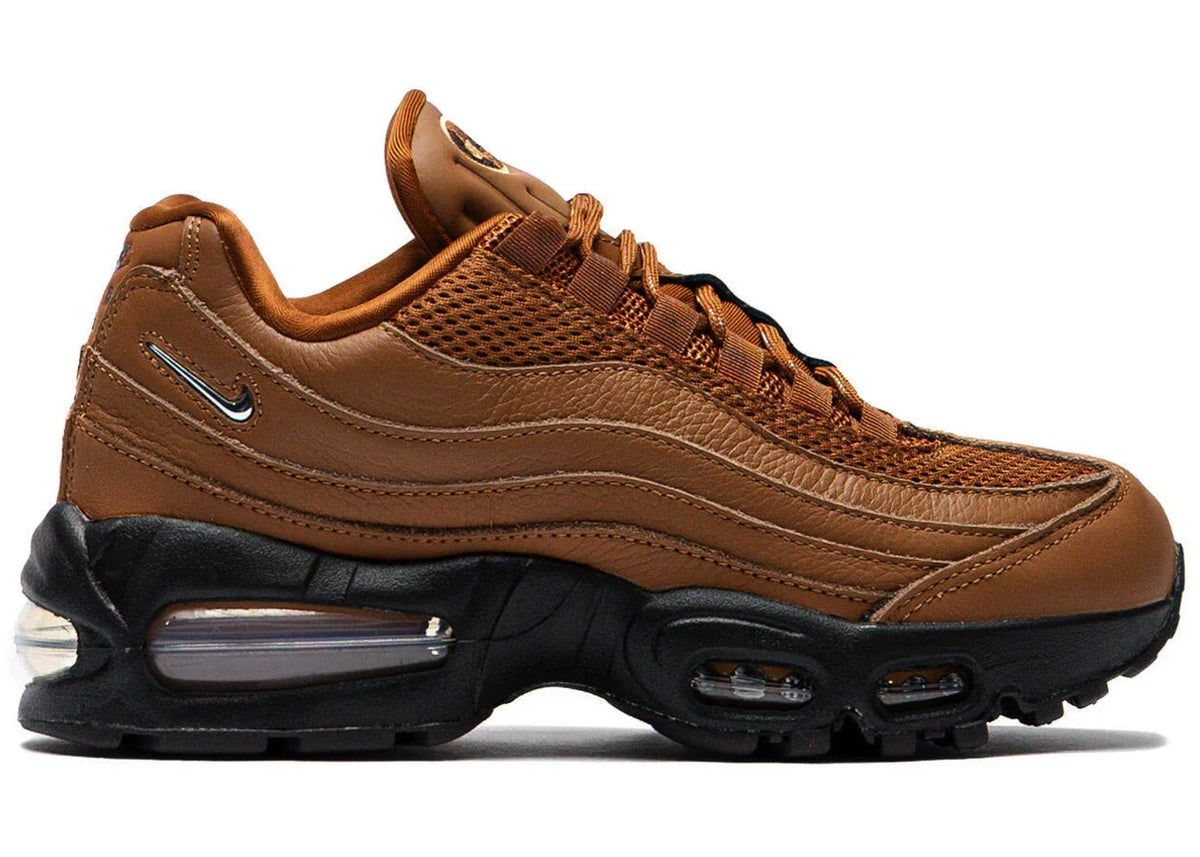 Nike Air Max 95 Big Bubble Light British Tan Jewel Swoosh (Women's)