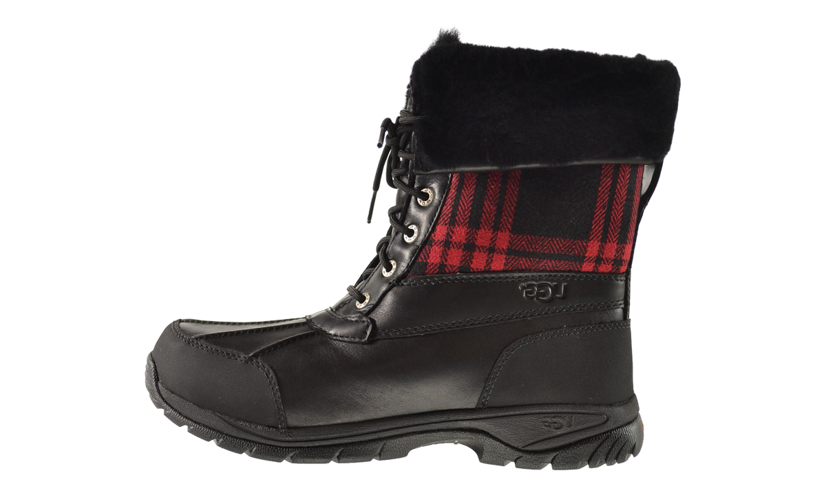 Butte Plaid Boots "Black / Red" 3251