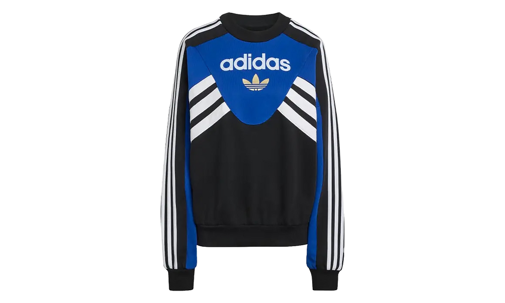 Cutline Crew Sweatshirt WMNS "Royal Blue Black" KD7769