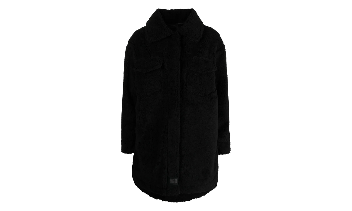 Frankie UGGfluff Shirt Jacket WMNS "Black" 1144453 BLK