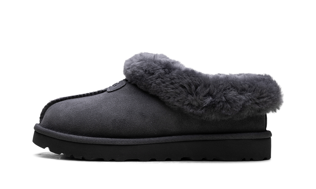 Tazzette Genuine Shearling Collar Slipper WMNS "Obsidian" 1134810 OBS