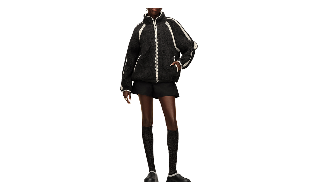 Nikia Crochet UGGfluff Jacket WMNS "Black" 1161670 BLK